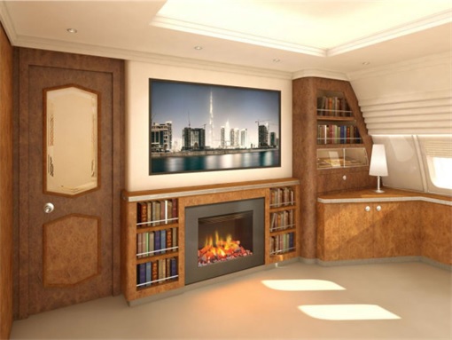 Fireplace For Private Jets - Lufthansa Technik