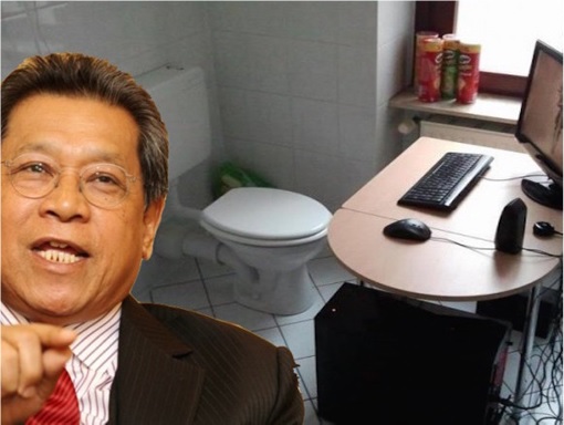 Malaysia Dewan Rakyat Speaker Pandikar Amin Mulia Office With Toilet Attached