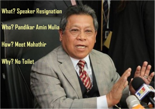 Malaysia Dewan Rakyat Speaker Pandikar Amin Mulia Resignation - What, Who, How, Why