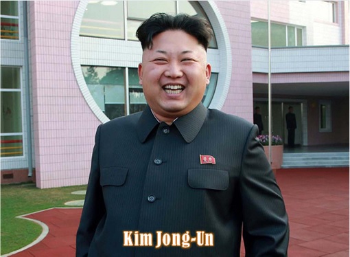 North Korean Kim Jong-Un - Laughing