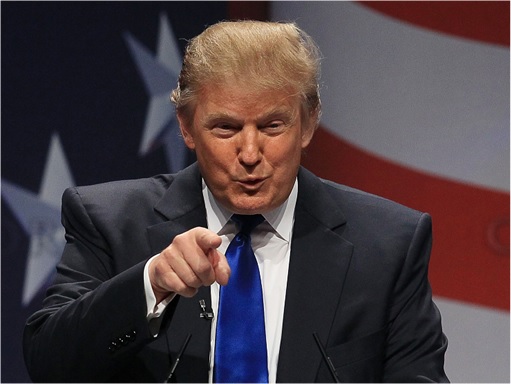Donald Trump Pointing Finger at You