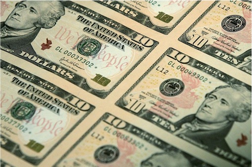 US Money 10 Dollar Note Alexander Hamilton
