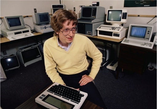Bill Gates - Young with Computers