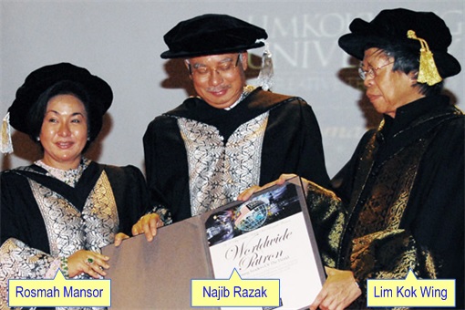 Lim Kok Wing - Najib Razak - Rosmah Mansor