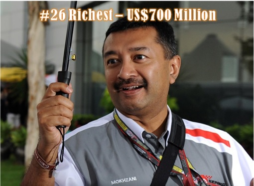 Mokhzani Mahathir - Malaysia 26 Richest