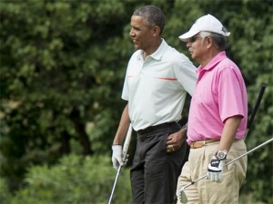 Obama Golfing with Najib