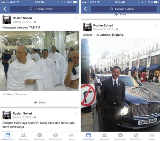 Roslan Sohari Facebook - Travel With Najib Photo 2