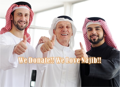 Arabians Donate - Arabians Love Najib