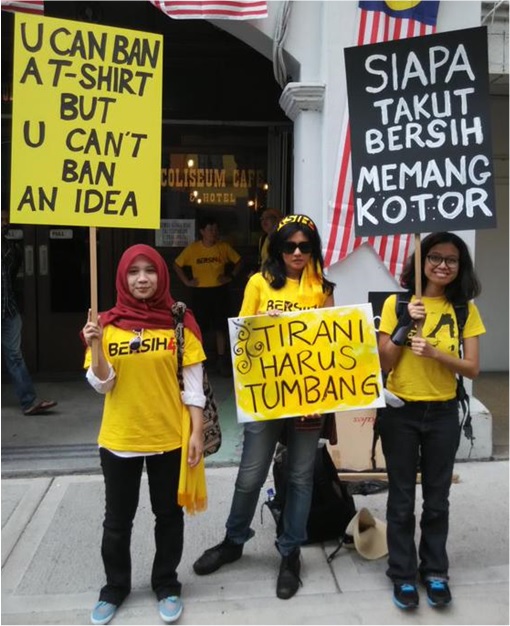 Bersih 4.0 - Charming and Creative Photo - Who Scares of Bersih Is Really Dirty