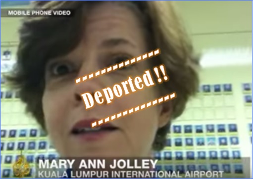 Altantuya-NajibRazak-RazakBaginda - Al-Jazeera Murder in Malaysia - Mary Ann Jolley Deported