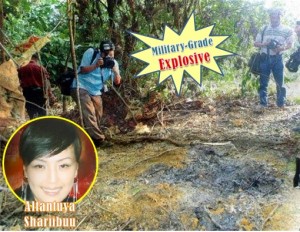 Altantuya-Shaariibuu - Murder Site - Military Grade Explosive