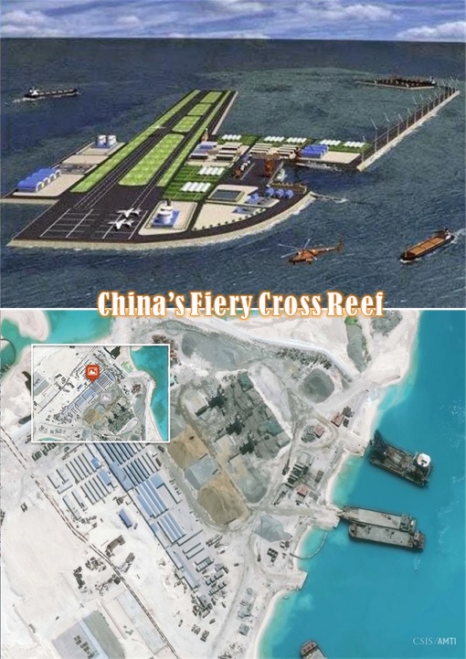 China Fiery Cross Reef - Spratly Island