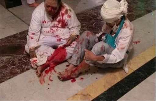 Saudi Arabia Crane Collapse - Victims in Blood