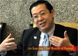 Lim Guan Eng - Penang Chief Minister