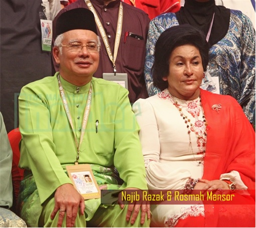 Najib Razak and Rosmah Mansor - Sitting