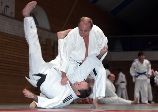 Putin Judo Training