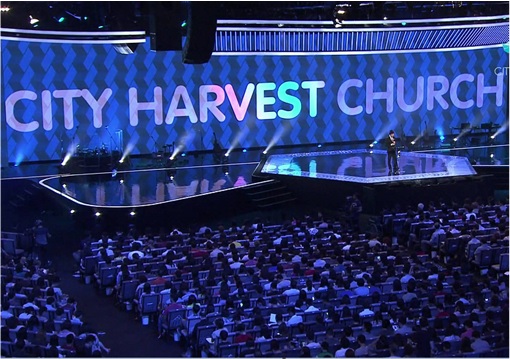 Singapore City Harvest Church - Internal Worshippers