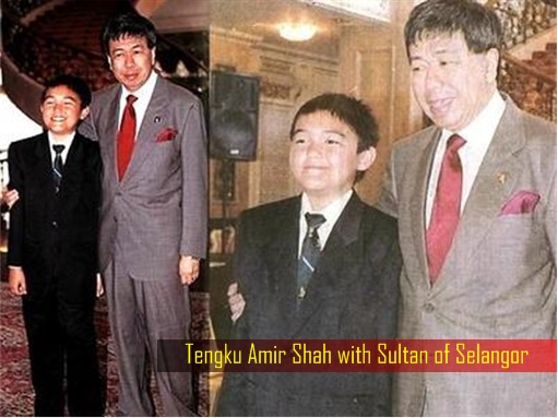 Tengku Amir Shah with Sultan of Selangor - Young Photo