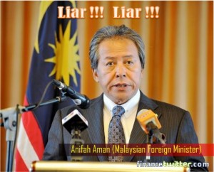 Anifah Aman - Malaysian Foreign Minister - Liar in Rizalman Rape Scandal