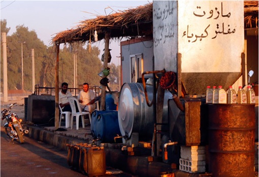 ISIS Street vendors selling diesel and gasoline