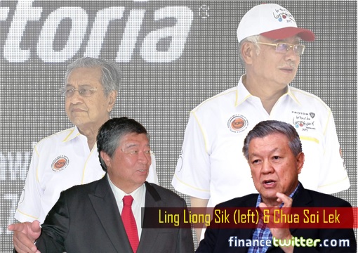 Ling Liong Sik supports Mahathir - Chua Soi Lek supports Najib