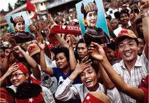 Myanmar Election in 25 Years - Voters Celebrate 2