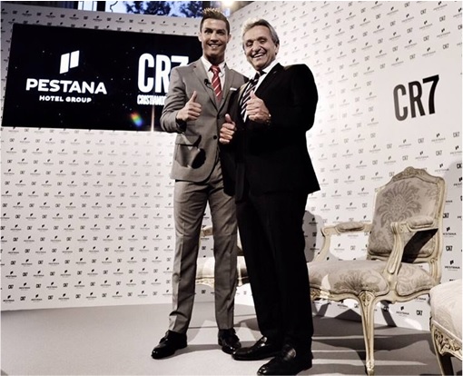 Cristiano Ronaldo and Dionisio Pestana - CR7 Hotel Venture