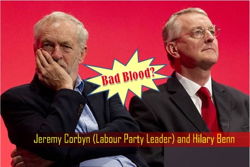 Hilary Benn and Jeremy Corbyn - Bad Blood