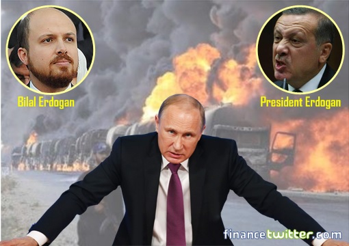 ISIS Oil Trucks Bombed - Putin - Erdogan