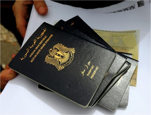 Sample of Syrian Passports