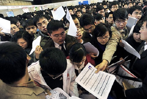 China Graduates Rushing For Employment