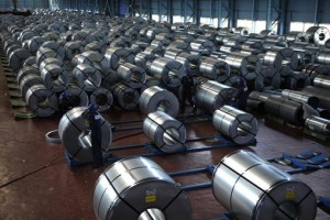 China's Steel Production - in Factory