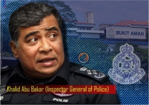 Malaysian IGP Inspector General of Police - Khalid Abu Bakar