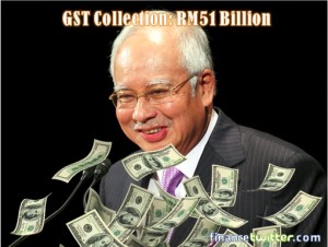 Najib Razak - Laughing - GST Collection RM51 Billion