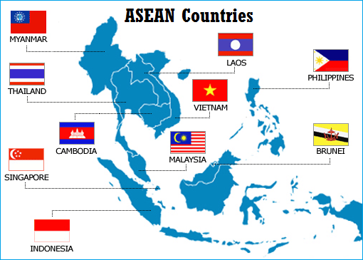 ASEAN Countries - Map