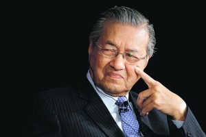 Mahathir Mohamad Grinning