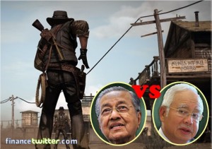 Sheriff Najib vs Sheriff Mahathir - Gunfight