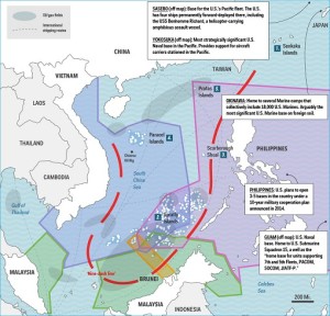 South China Sea - Nine Dash Line Territorial Disputes