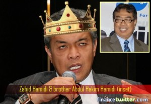 Zahid Hamidi and brother Abdul Hakim Hamidi