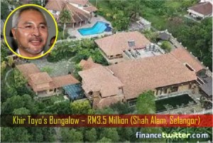 Khir Toyo’s Bungalow – RM3.5 Million (Shah Alam, Selangor)