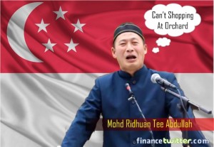 Mohd Ridhuan Tee Abdullah - Cries - Cannot Shopping at Orchard Singapore
