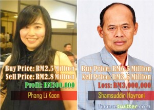 Phang Li Koon and Shamsuddin Hayroni - Profit and Loss Comparison