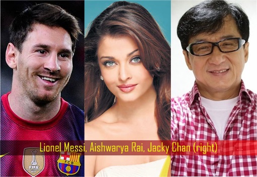 Panama Papers - Lionel Messi, Aishwarya Rai, Jacky Chan