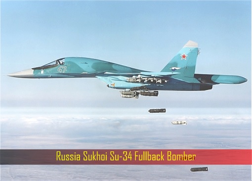 Russia Sukhoi Su-34 Fullback Bomber