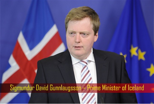 Sigmundur David Gunnlaugsson – Prime Minister of Iceland