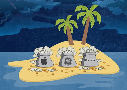 Stashing Cash Money At Offshore Accounts - Apple, General Electric, Microsoft