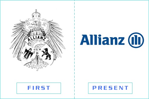 Allianz - First and Present Logo