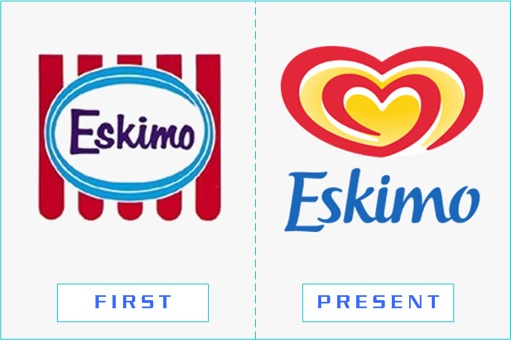 Eskimo - First and Present Logo