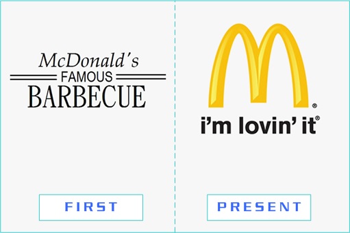 McDonald's - First and Present Logo