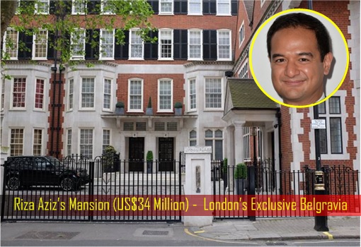 Riza Aziz’s Mansion (US$34 Million) - London’s Exclusive Belgravia